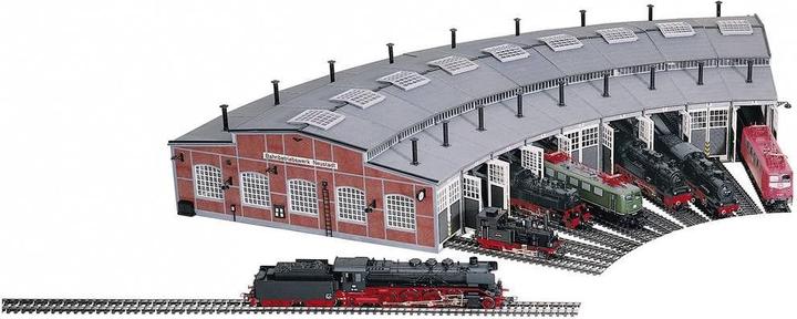 Image du produit Fleischmann 6476 H0 Kit de construction d'une remise à locomotives annulaire