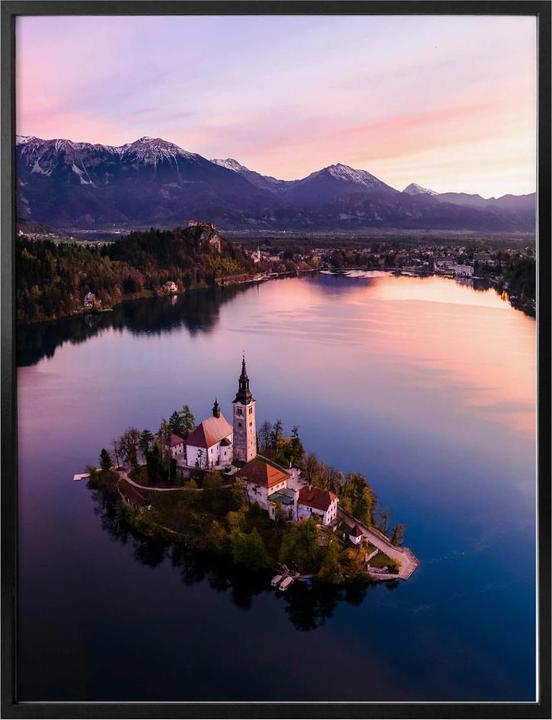 Immagine prodotto Trenddeko Lago di Bled in Slovenia (50 x 60 cm)