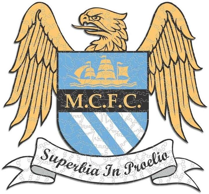 Produktbild Iconic Man City FC - Retro Logo - Holz Puzzle Grösse M (270 Teile) (270 Teile)