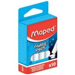 Maped, Malstifte, Wandtafelkreide WHITE'PEPS, rund, weiá (Weiss)