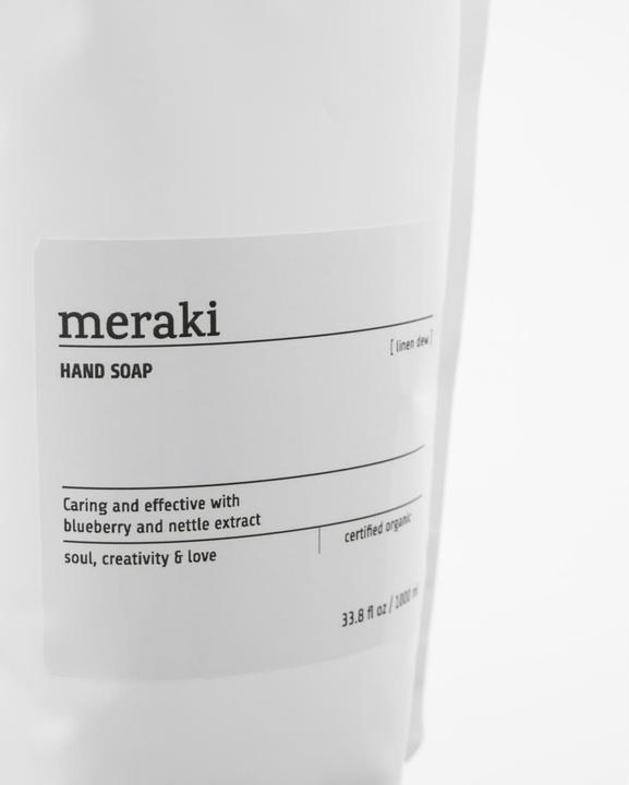 Meraki Hand soap, Linen dew refill (Handseife Nachfüllpackung, 1000 ml)
