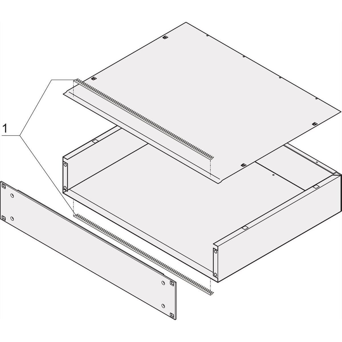 Schroff EMV-Dichtsatz - HF-DICHTUNGSSET MULTIPAC/PRO, Serverschrank Zubehör