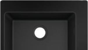 Actual product image hansgrohe HG Fitted sink 450 S510-F450 graphite black (Fitted sink, 51 cm, 56 cm)