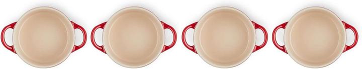 Immagine prodotto Le Creuset Set Mini-Cocotte 4er "Rosso ciliegia