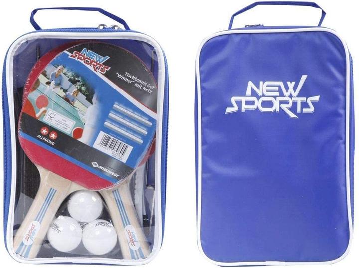 Actual product image New Sports Table tennis set 2 bats 3 balls incl. net