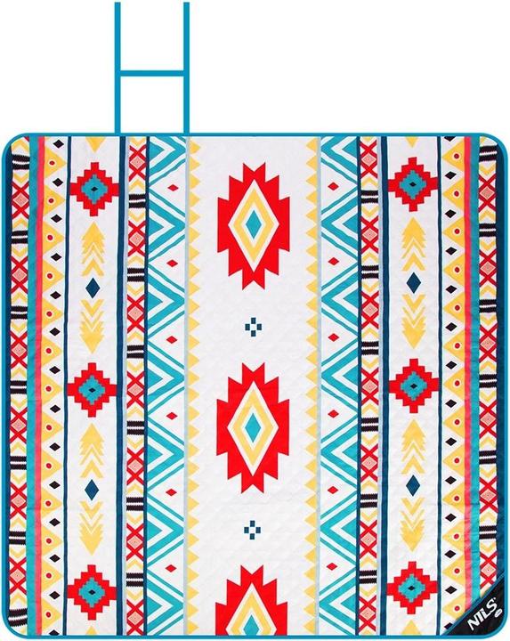 Productafbeelding Nils Camp NC8022 - picknickkleed Aztek 195 x 200 cm