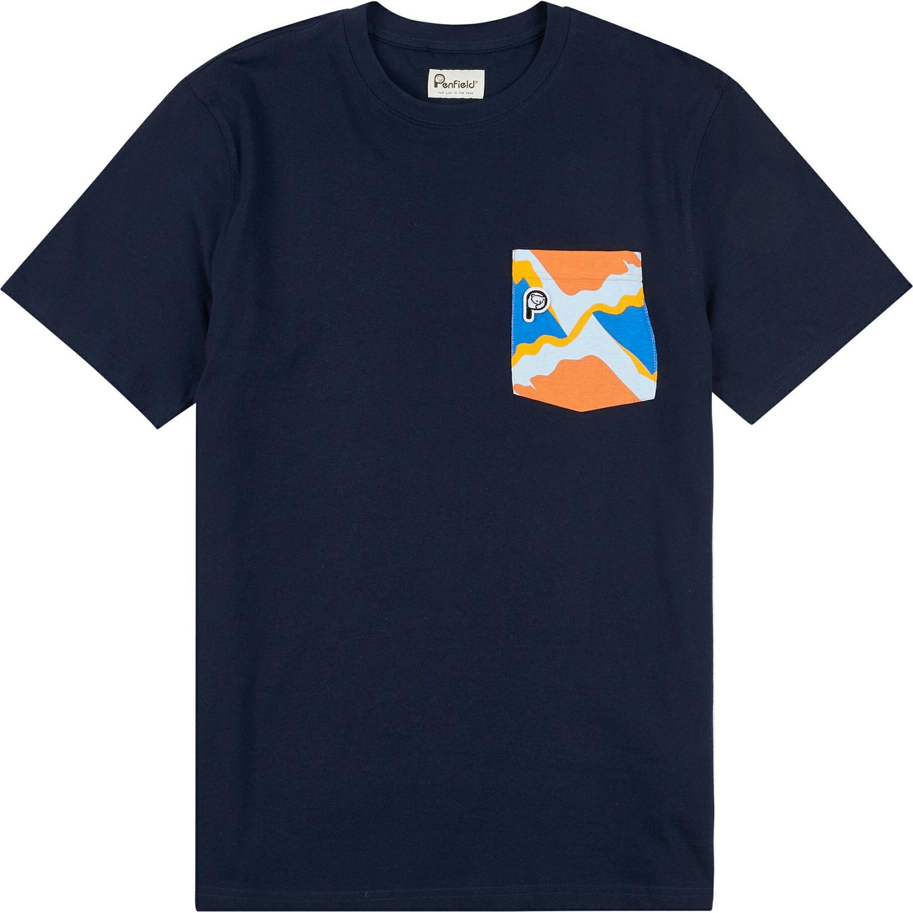 Penfield, Herren, Shirt, t-shirt penfied, Blau, (L)