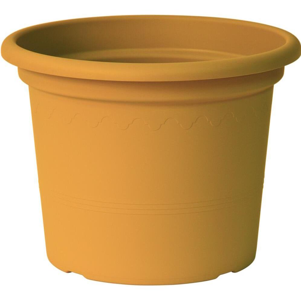 Euro3plast, Blumentopf, Pflanzkübel GEO Ø 40 cm mango gelb (40 cm)