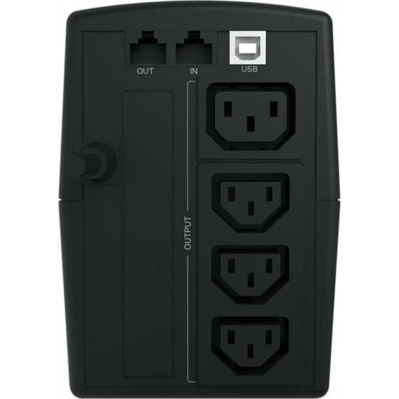 Thumbnail - Conceptronic ZEUS USV 650VA LED 4xIEC Socket ZEUS 01E (650 VA, 360 W, Line-Interaktiv USV), USV