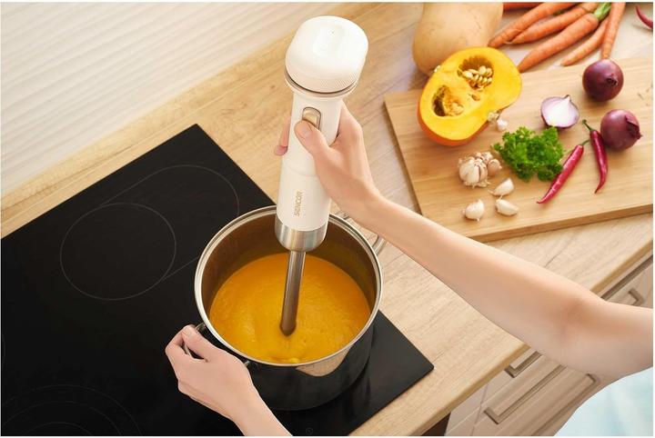 Image du produit Sencor Mixeur plongeant sans fil avec batterie amovible et accessoires