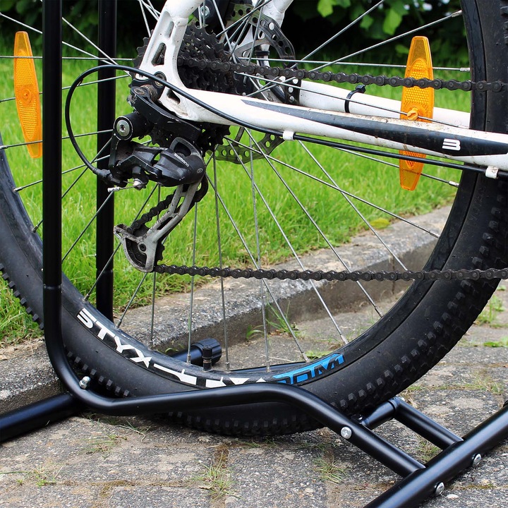 Produktbild Toboli Mobiler Fahrradständer 1 Fahrrad Bodenständer Reparatur Montageständer