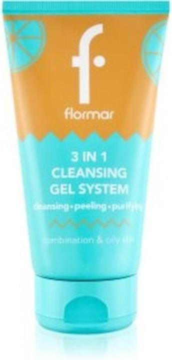 Actual product image Flormar Combination Oily Skin 3in1 Cleansing Gel - 150 Ml (Facial cleansing wipes, 150 ml)