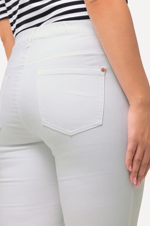 Produktbild Ulla Popken 7/8-Hose Sienna, Fransensaum, schmales Bein (58)