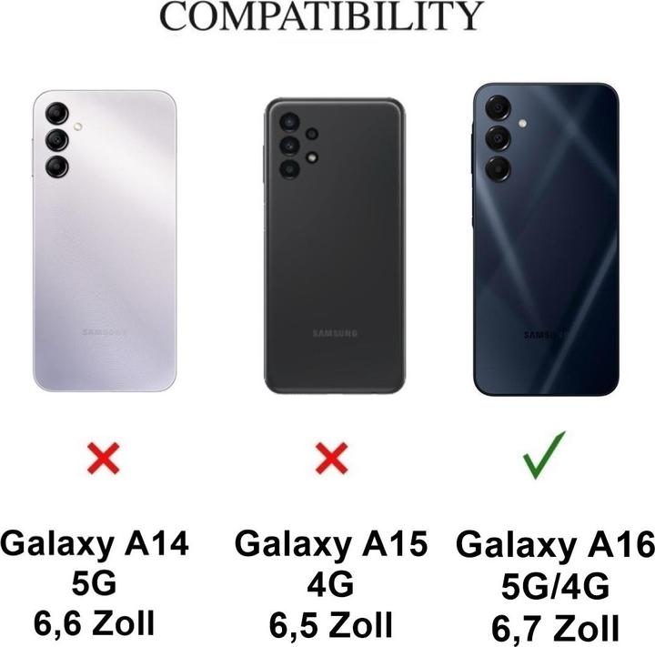 Produktbild CoverKingz Hülle für Samsung Galaxy A16 5G Handyhülle Flip Case Cover Tasche Mandala (Samsung Galaxy A16 5G)