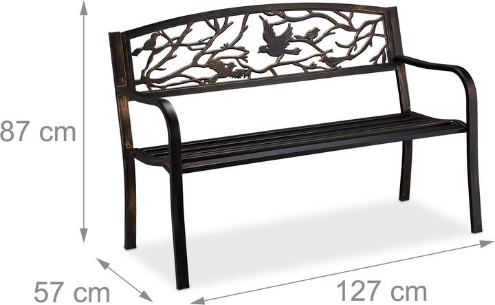Image du produit Relaxdays Banc jardin