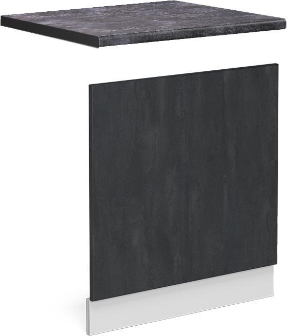 Black, Black concrete, Charcoal, White