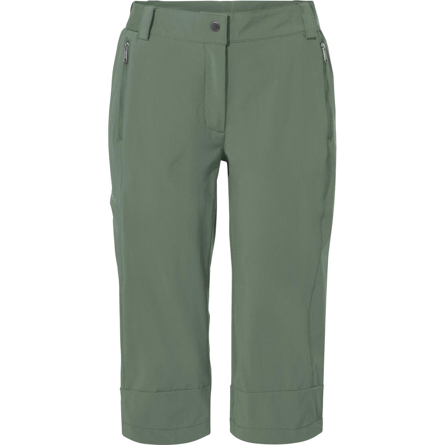 Vaude, Damen, Outdoorhose, Farley Stretch Capri III (48), Grün, 48