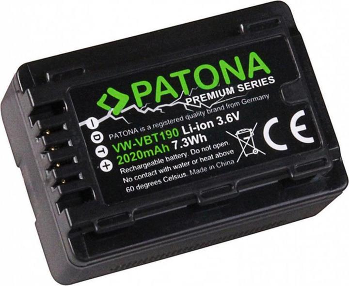 Produktbild Patona Premium Akku VBT190, 2020 mAh /3.6V (Kamera Akku)