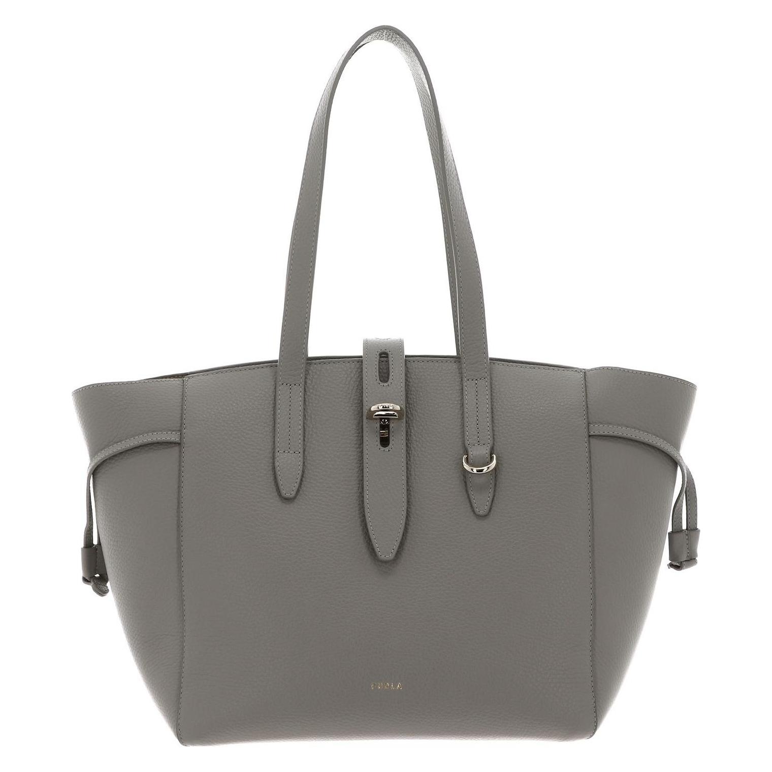 Furla, Damen, Tasche, Net Tote Bag, Grau