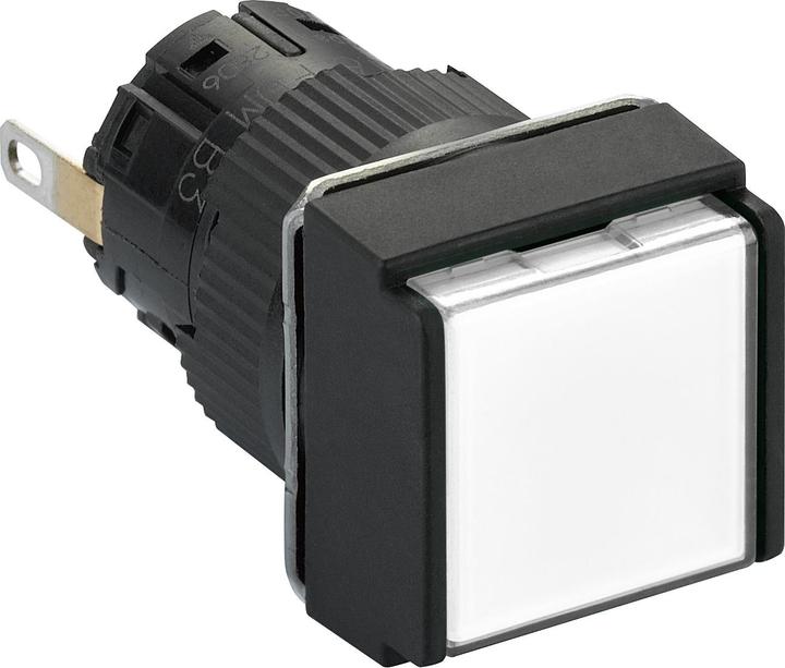 Produktbild Schneider Electric Kontrollleuchte 24Vdc weiß quadratisch