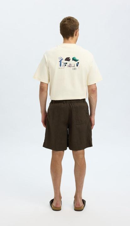 Produktbild Selected Loose Fit Shorts aus Leinengemisch (S)