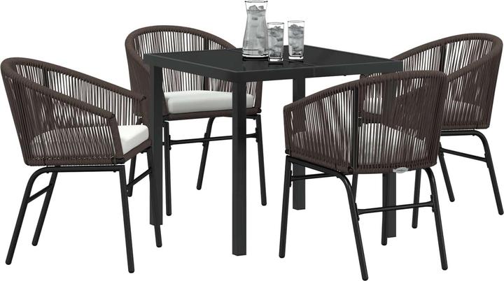 Produktbild vidaXL Garten Essgruppe (80 x 80 x 73 cm)