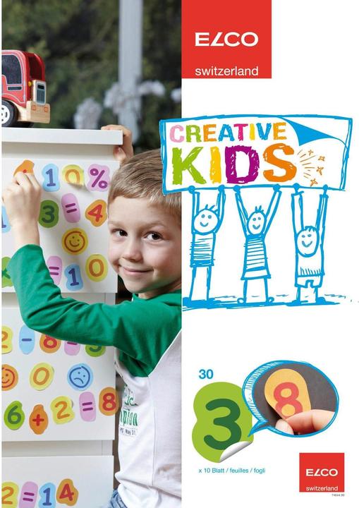 Immagine prodotto Elco bambini creativi numeri 1 2 3 (300 Adesivo)