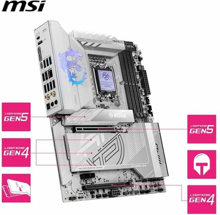 Produktbild MSI MPG Z890 EDGE TI WiFi (LGA 1851, Intel Z890, ATX)