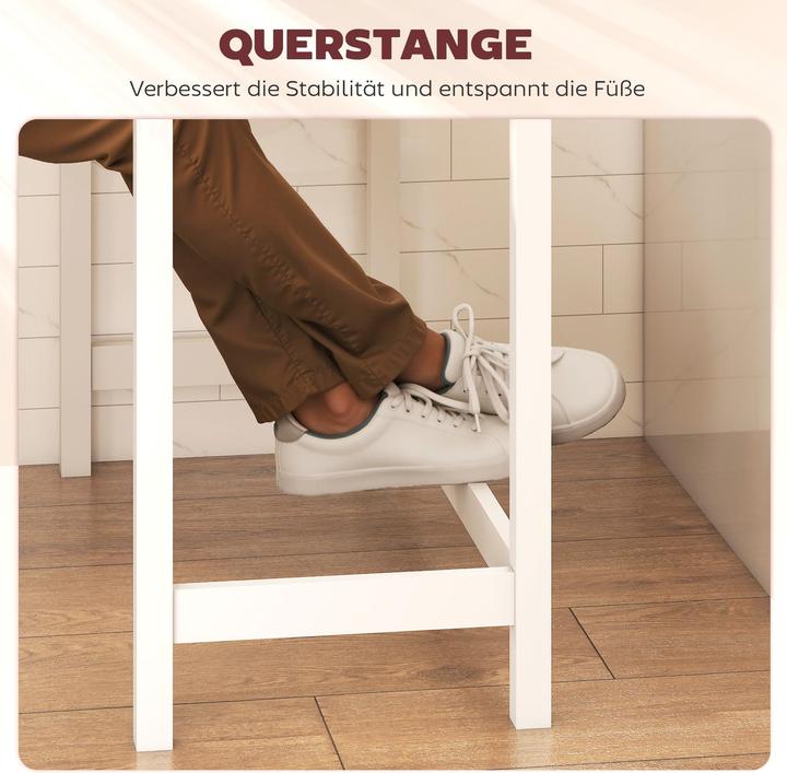 Image du produit Homcom Table de bar (108 x 48 x 91 cm)