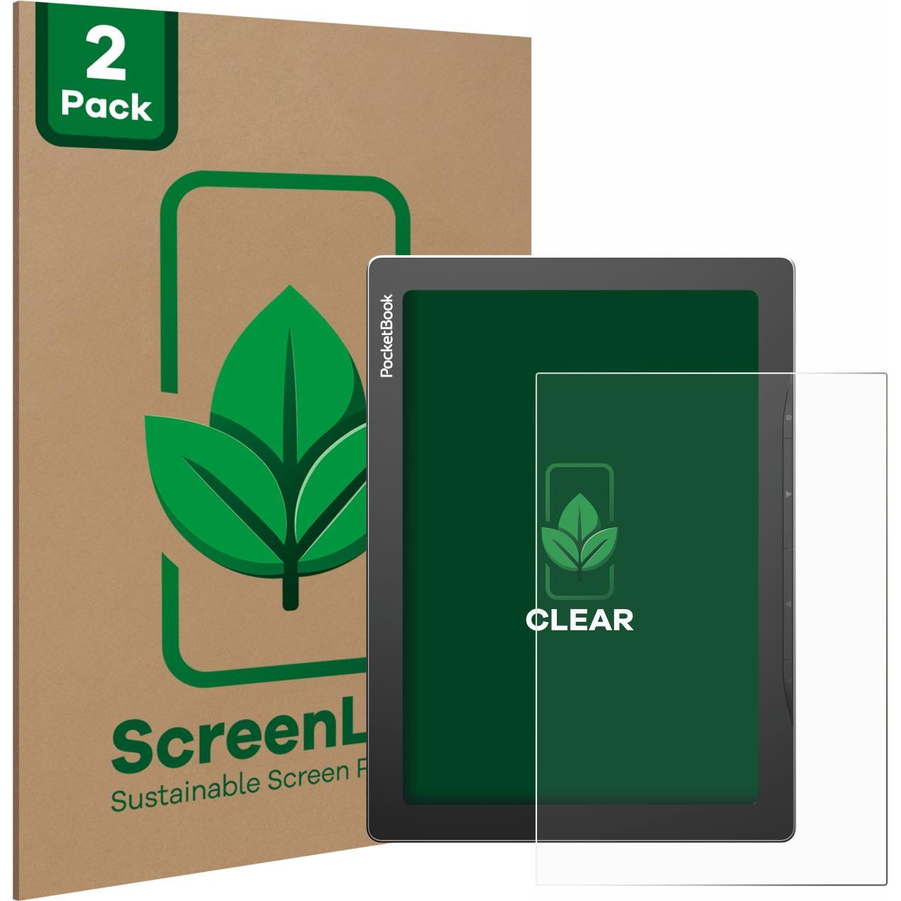ScreenLeaf Schutzfolie nachhaltiger Displayschutz Displayschutzfolie Folie Klar Transparent, eReader Zubehör, Transparen...