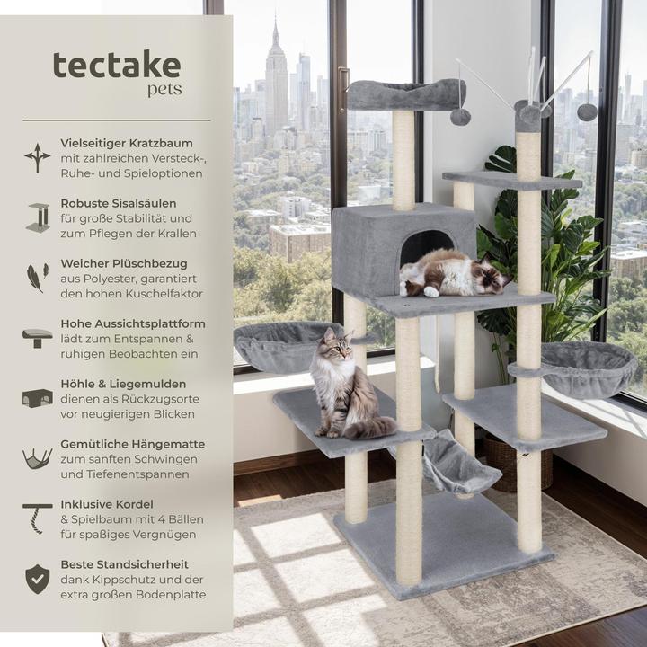 Produktbild tectake Lilou (165 cm, Grau)