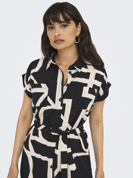 Produktbild Only Bindegürtel Blusenkleid Hemdblusenkleid (36)