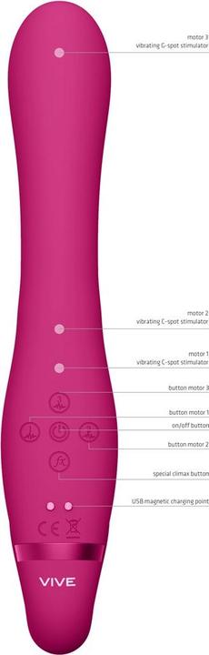 Actual product image Shots Suki - Vibrating Strapless Strap-on Rabbit