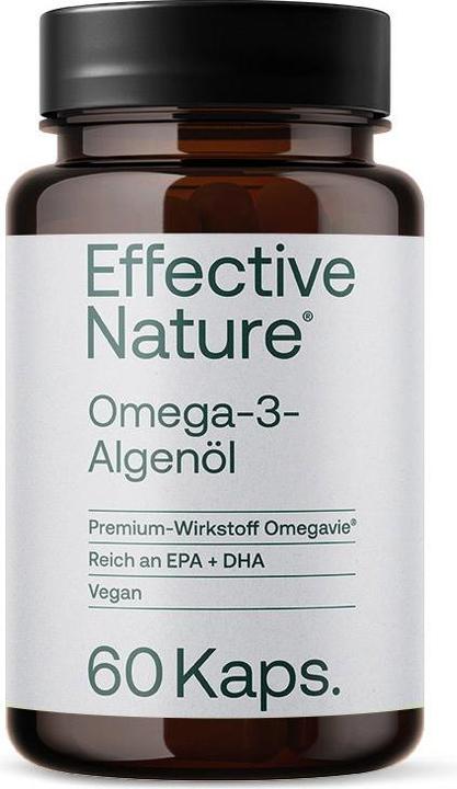 Actual product image Effective Nature Omega-3 algae oil (60 pcs., Capsules)