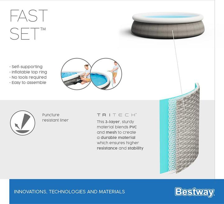 Actual product image Bestway Fast Ste Pool Set (Ø 457 x 107 cm)