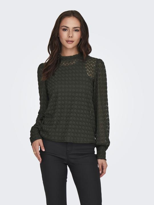 Actual product image JdY Lace-decorated top with long sleeves Top (XS)