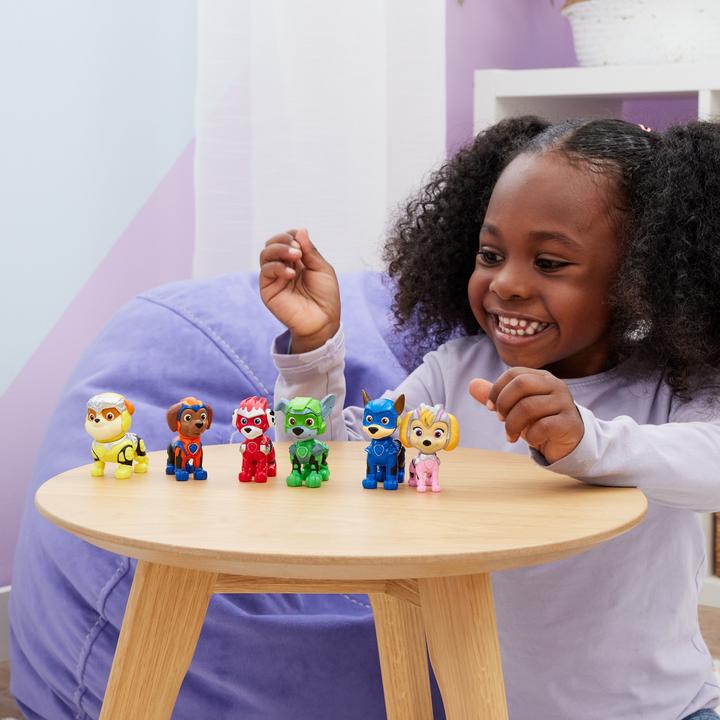 Produktbild Spin Master Paw Patrol: Der Mighty Kinofilm, Geschenkset mit 6 Superhelden-Spielfiguren