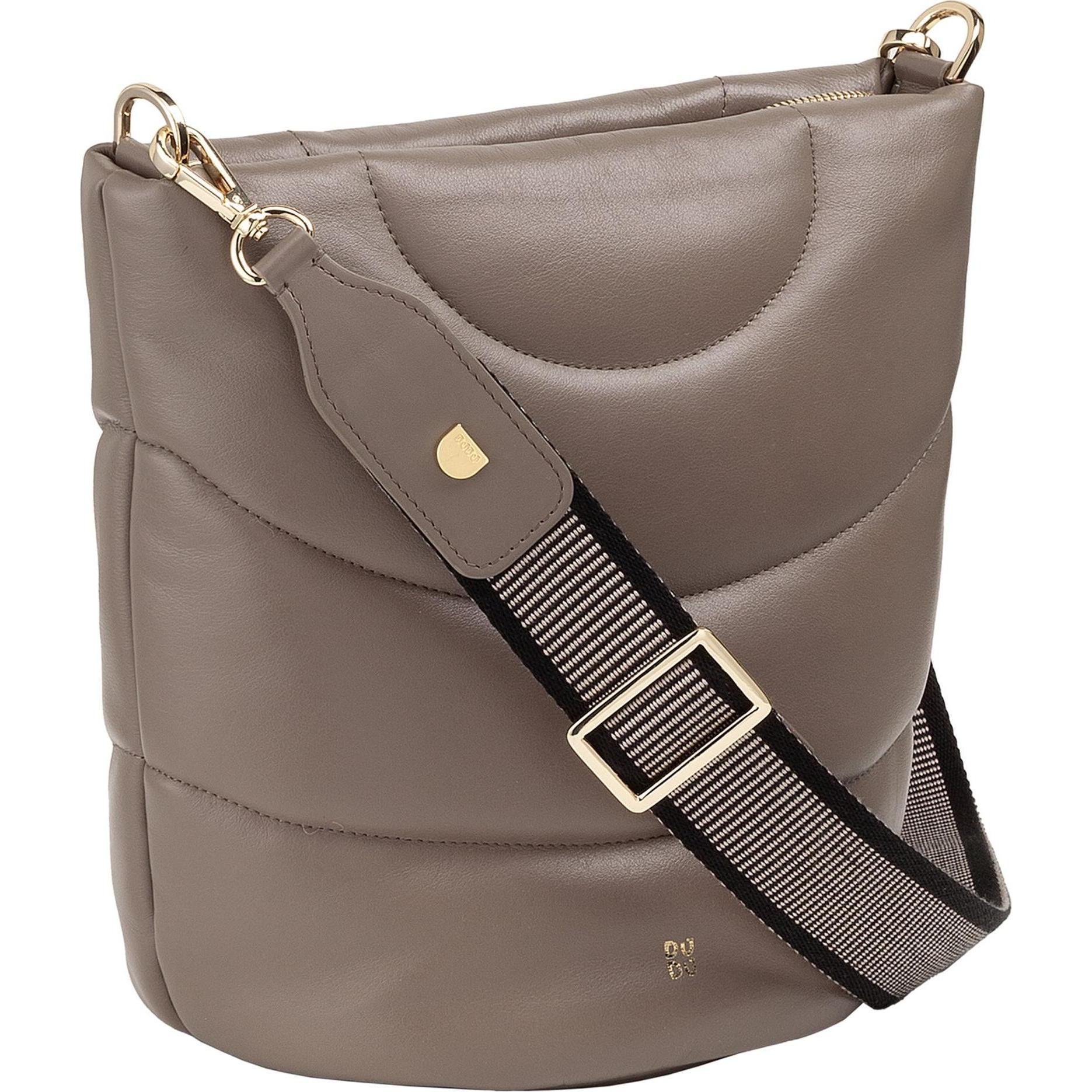 Thumbnail - Dudu, Handtasche, Barbara Schultertasche Leder 24.5 cm, Beige