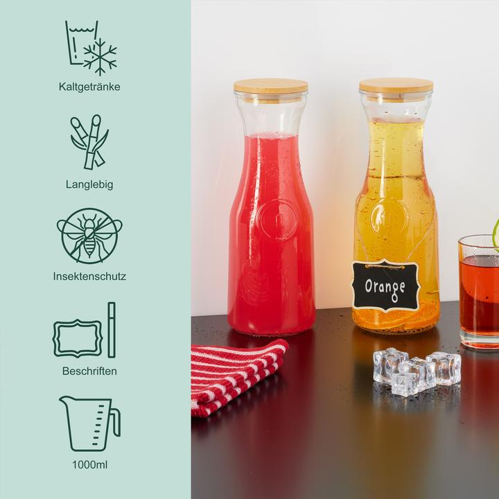 Produktbild Relaxdays Wasserkaraffen-Set (1 l)