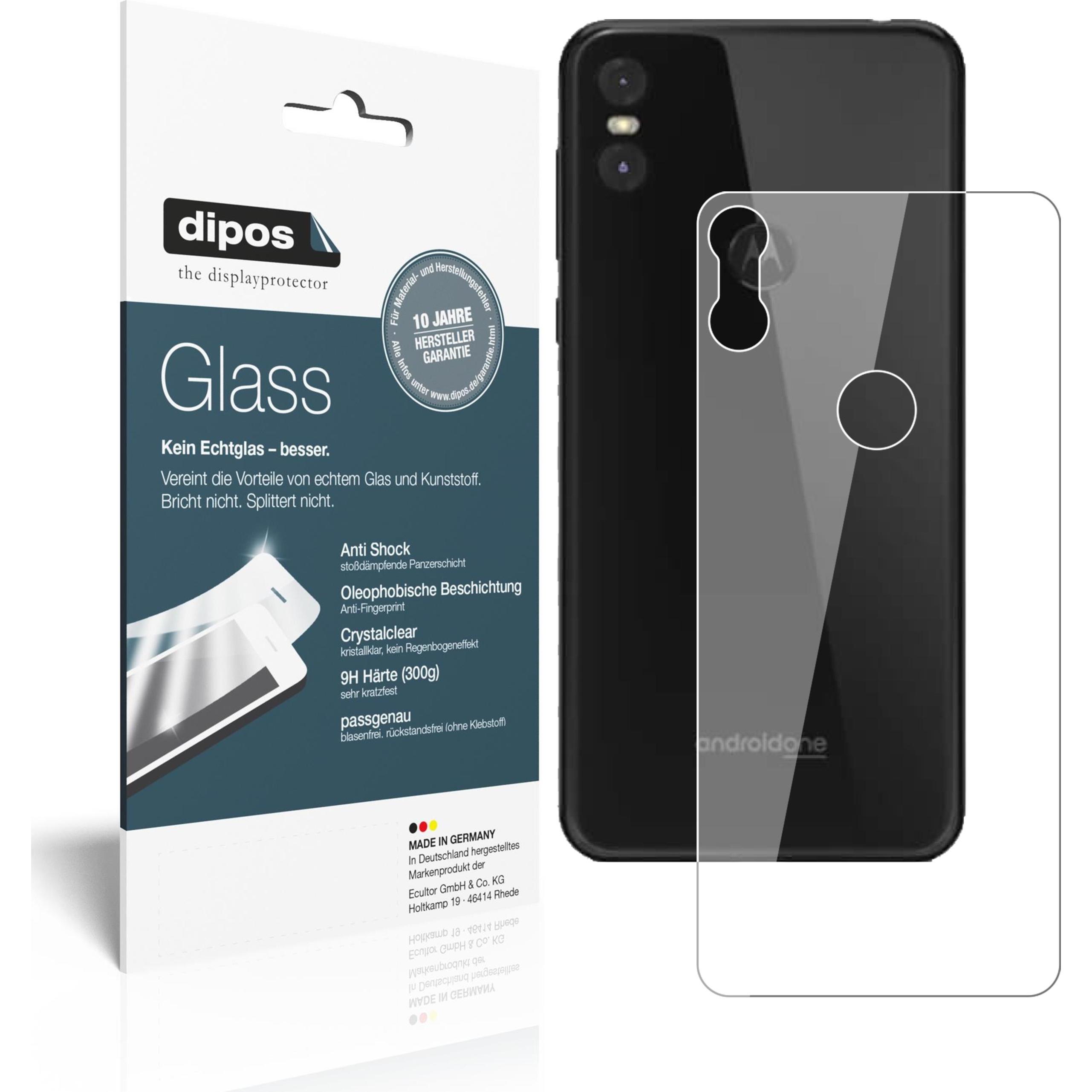 Dipos Displayschutz Anti-Shock (1 Stück, Motorola One), Smartphone Schutzfolie, Transparent