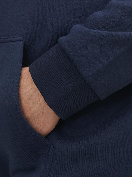 Produktbild Jack & Jones Plus Size Einfarbig Kapuzenpullover mit Reissverschluss Kapuzenpullover mit Reissverschluss (XXL)