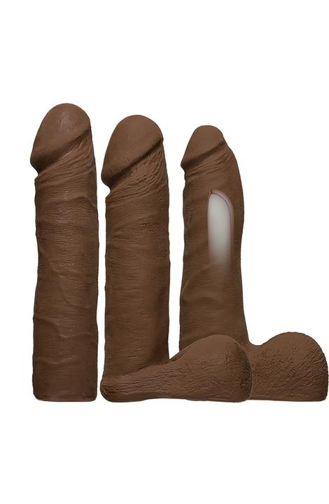 Image du produit Doc Johnson Vac-U-Lock™ - Kit double densité ULTRASKYN™ - Chocolat