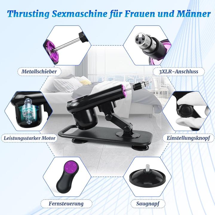 Quiwoo Sexmaschine mit Dildo und Saugnapfadapter - buy at Galaxus Quiwoo Sexmaschine mit Dildo und Saugnapfadapter - buy at Galaxus