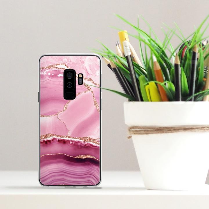 Produktbild DeinDesign Silikon Hülle für Samsung Galaxy S9 Plus Duos Handyhülle Case Smartphone Schutzhülle Glitzer Look (Samsung Galaxy S9+)
