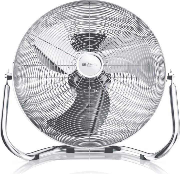 Actual product image Brandson Wind machine, fan retro, 160W, floor fan, high air flow, tiltable (69 dB)