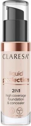 Claresa Liquid Perfection 2In1 Liquid Concealer & Foundation 103 Cool Medium 34G