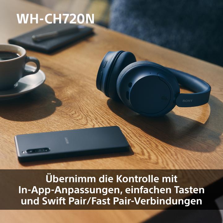 Image du produit Sony WH-CH720N (NC, 35 h, Sans fil, Filaire)
