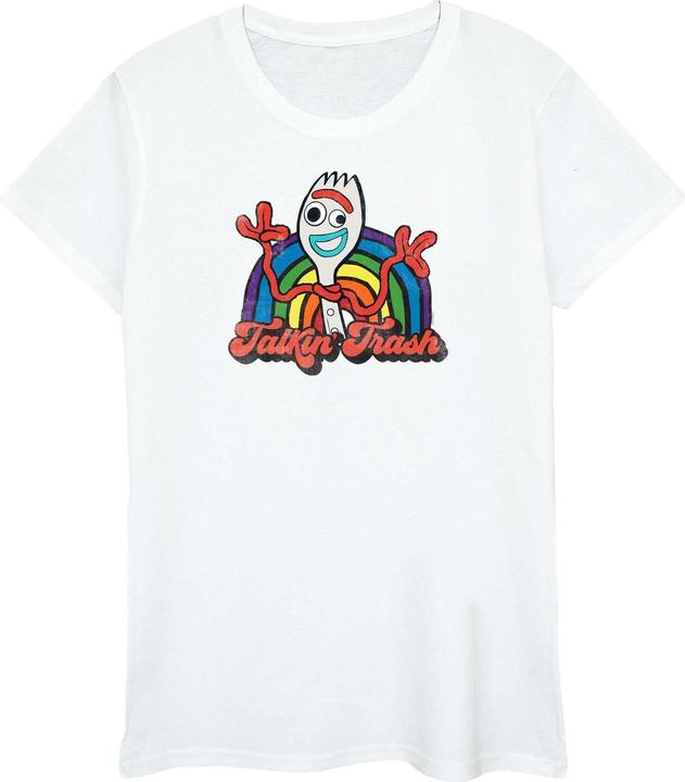 Immagine prodotto Disney Toy Story 4 Forky Talkin' Trash Maglietta Ampia Donna (M)