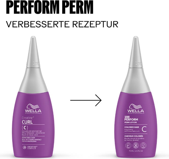 Produktbild Wella Pro+ Perform Perm Lotion (Haarwachs, 75 ml)