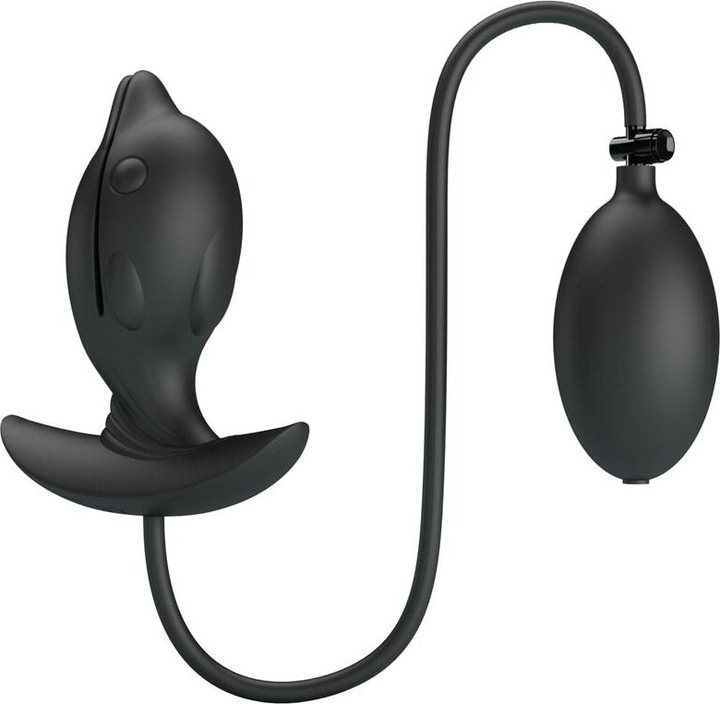 Actual product image Pretty Love Inflatable & Rechargeable Dolphin Anal Plug